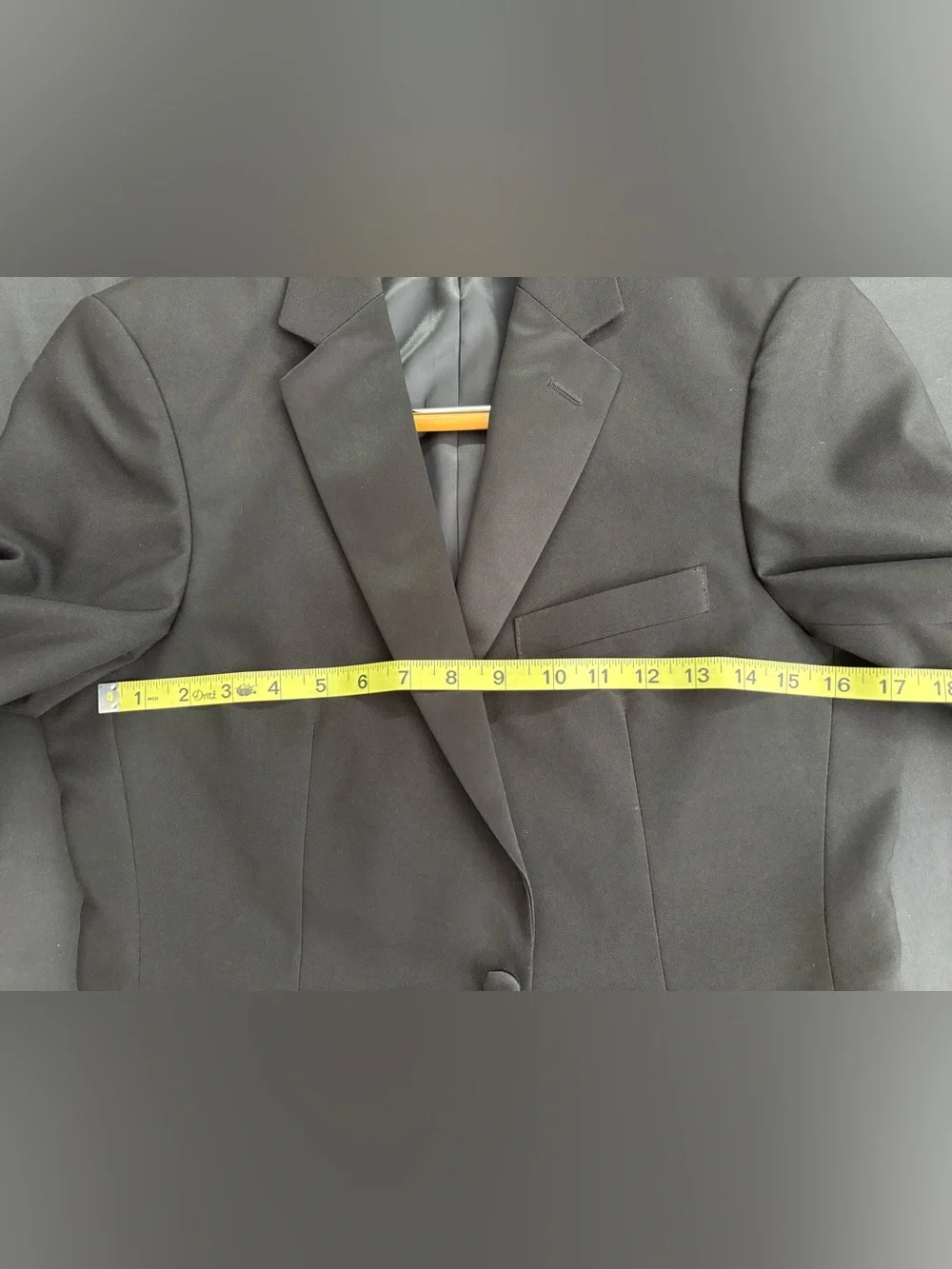 Neil Allyn Formal Collection Black Tuxedo Jacket 34R Slim Fit